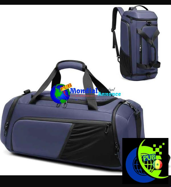 Sacs de voyage chics bleu et noir à 14 000 FCFA