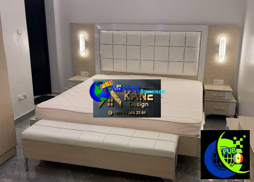 Chambre à coucher MDF moderne disponible sur commande – Kane Design