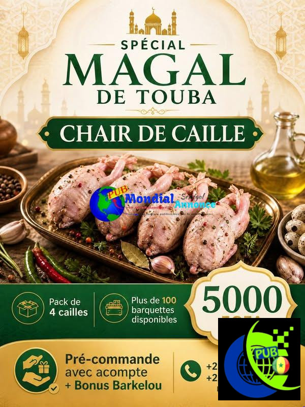 🐦 Cailles de Chair en Promotion – Vivantes ou Abattues