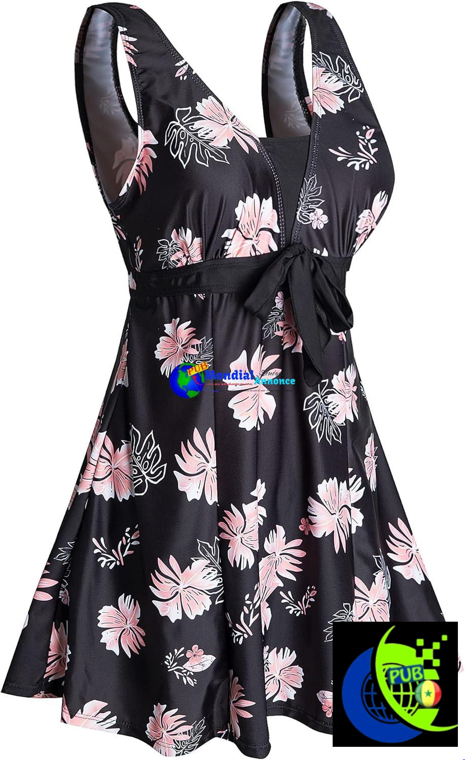 Maillot de Bain 1 Pièce Femmes Ecupper – Rétro, Jupe Volants & Ventre Plat