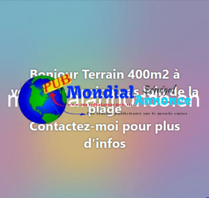 Terrain de 450 m² à vendre à Nianing