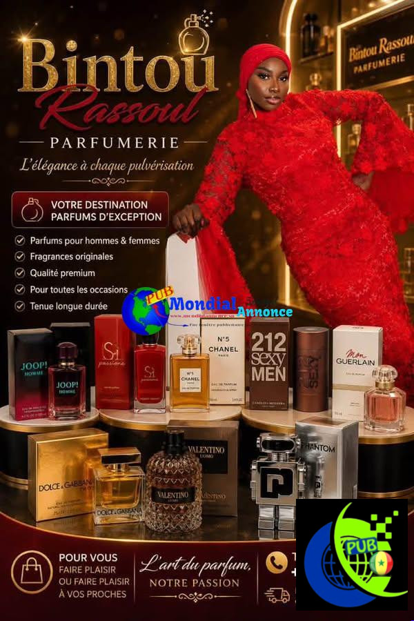 Parfums envoûtants Bintou Rassoul Parfumerie à 13 000 FCFA