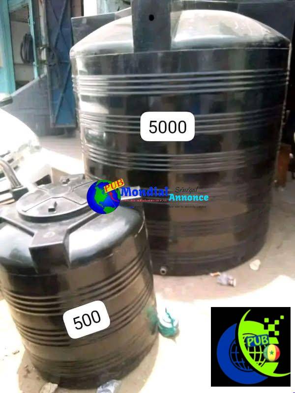 Réservoirs d’Eau (Citernes) disponibles à Dakar. Tél : 766909727.