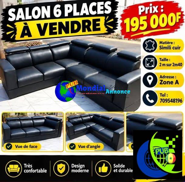 🛋️ Salon 6 places à vendre
