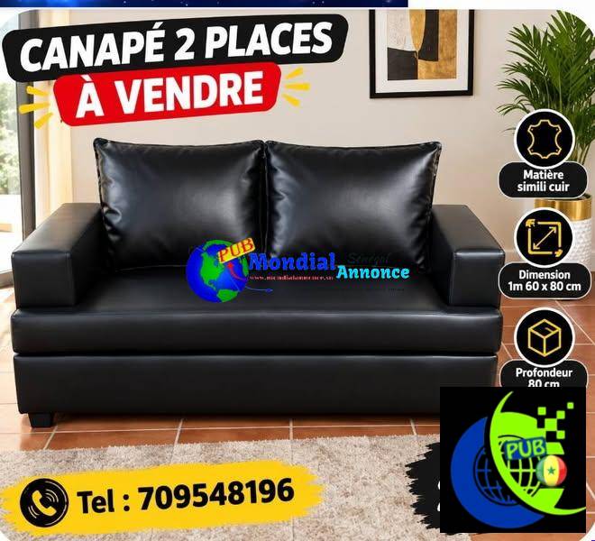 Canapé 2 Places en Bon État pour 55 000 F CFA