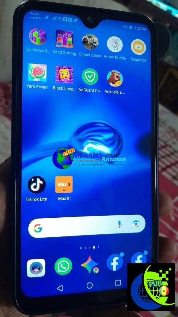 Smartphone Huawei de 128 Go disponible à Dakar pour 27 000 F CFA