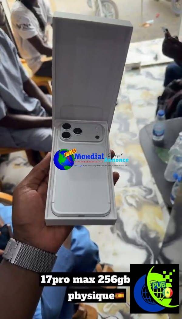 📱 iPhone 17 Pro Max 256 Go – SIM physique
