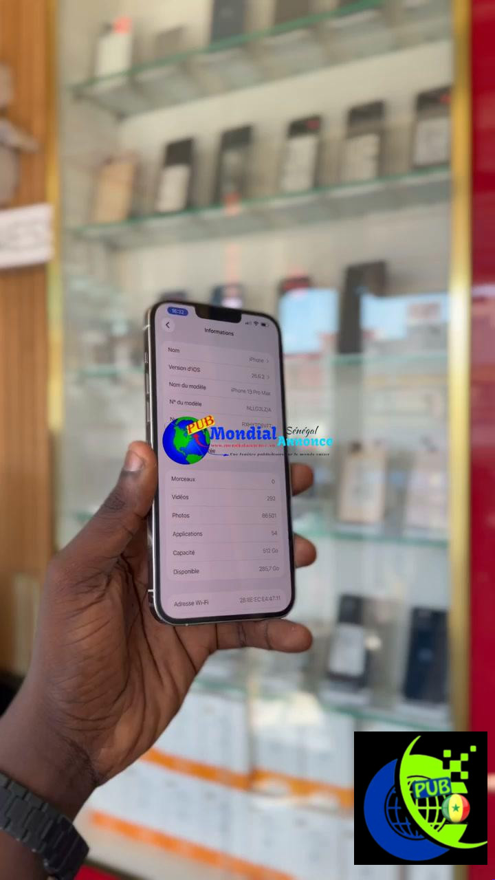 📱 iPhone 13 Pro Max 512 Go – Échange possible