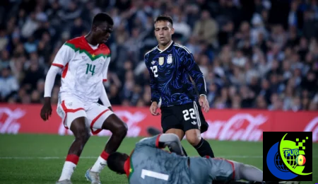 Lautaro Martinez et Bama lors du match Argentine Burkina Faso le 3 octobre 2026 a Buenos Aires 23588