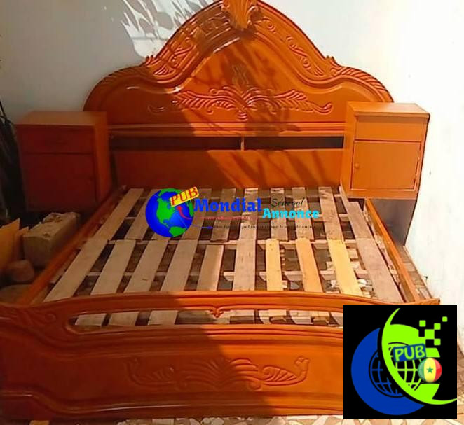 Lit 3 Places avec 2 Commode Confortable – Dakar