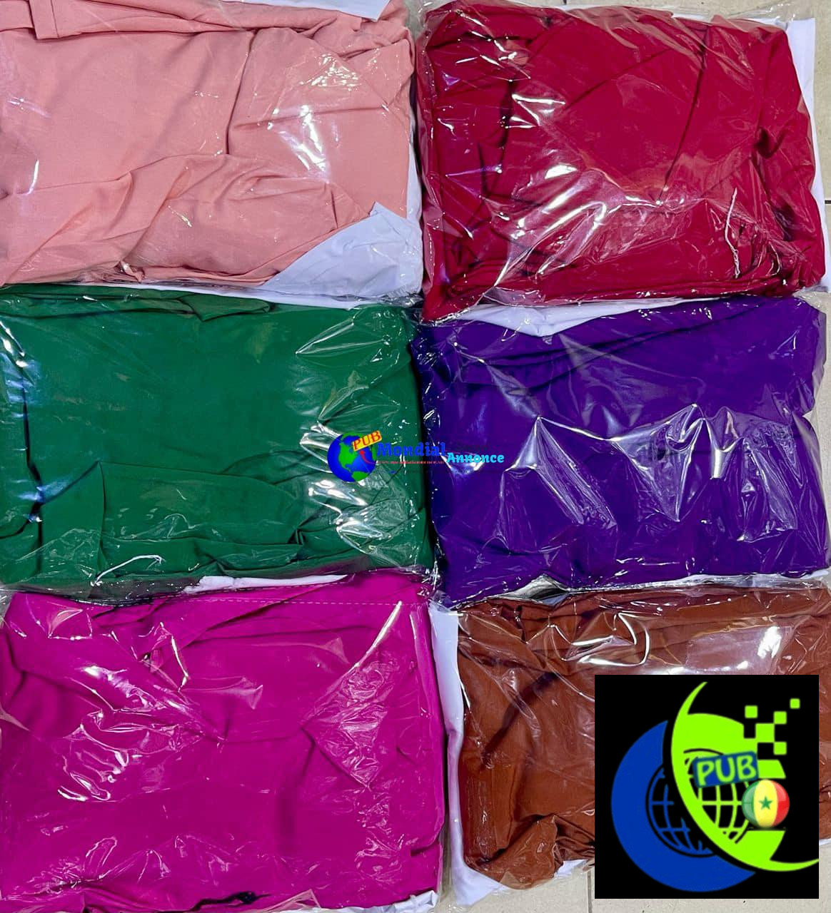 Ensemble robe musulmane avec hijab – Disponible à 5 000 FCFA