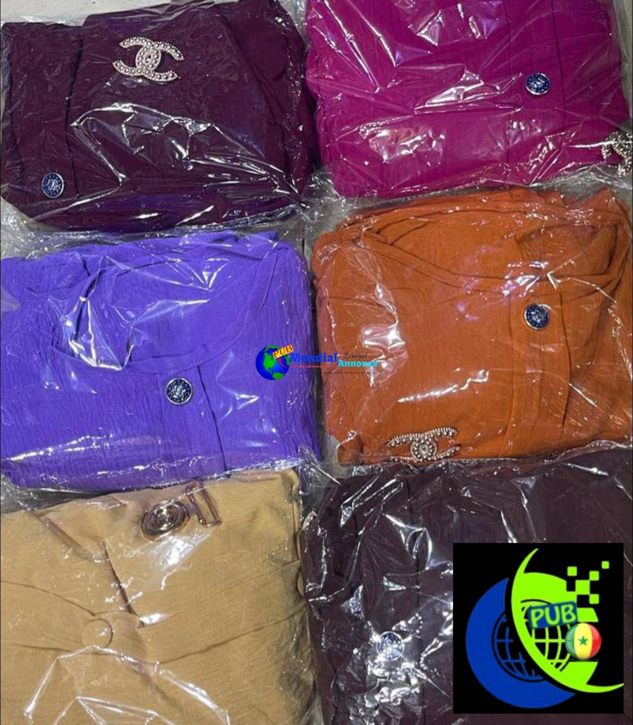 Ensemble robe musulmane avec hijab – Disponible à 5 000 FCFA