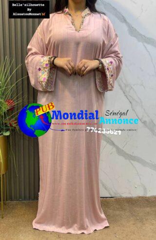 Abaya Orientale Chic avec Broderies Élégantes – Commandez Maintenant !