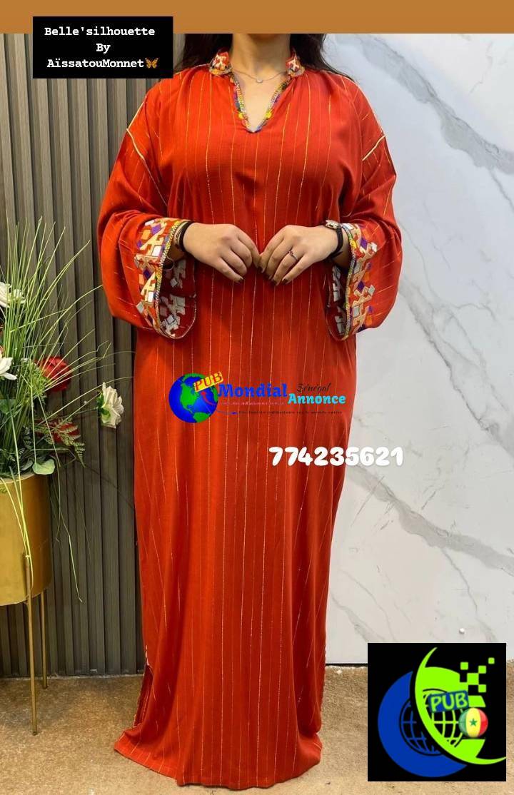 Abaya Orientale Chic avec Broderies Élégantes – Commandez Maintenant !