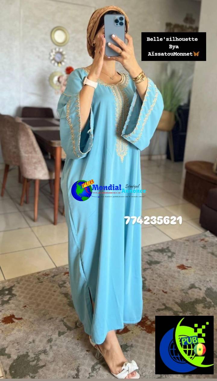 Abaya Orientale Élégante – Raffinement & Style Unique
