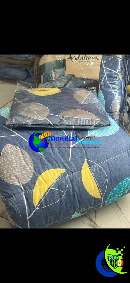 Couette avec drap et 2 taies – Confort à 12 500 FCFA