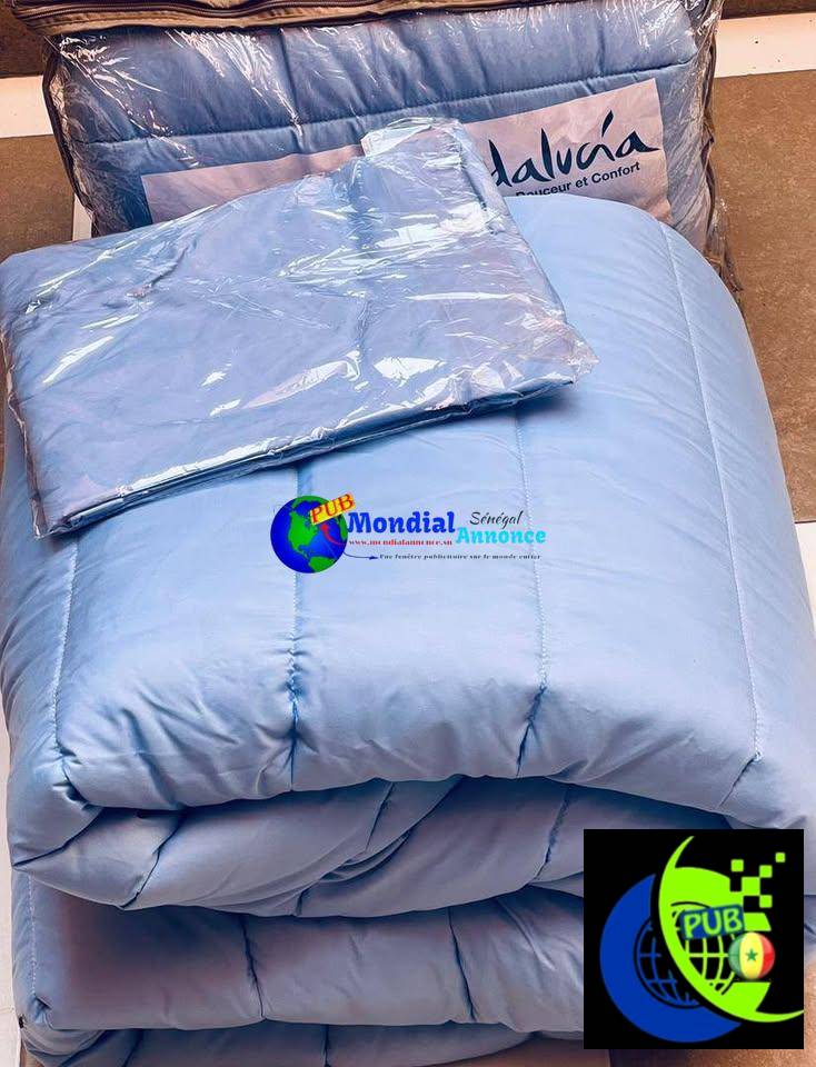 Couette avec drap et 2 taies – Confort à 12 500 FCFA