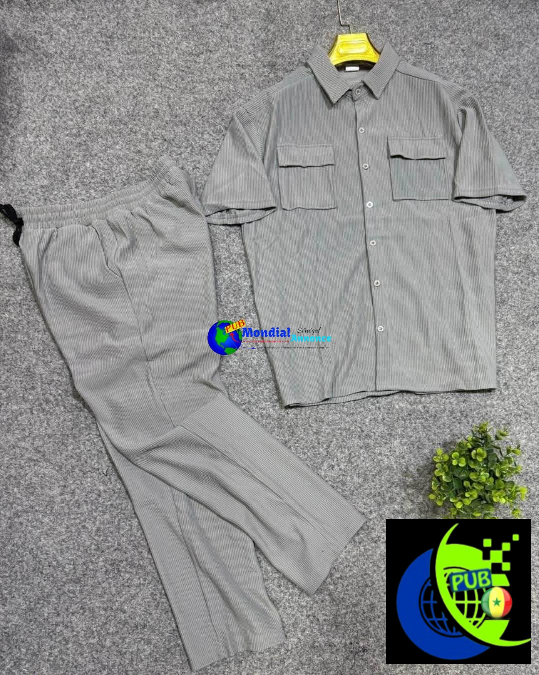 Ensembles chemise et pantalon – Manches courtes, disponibles en gros et détail