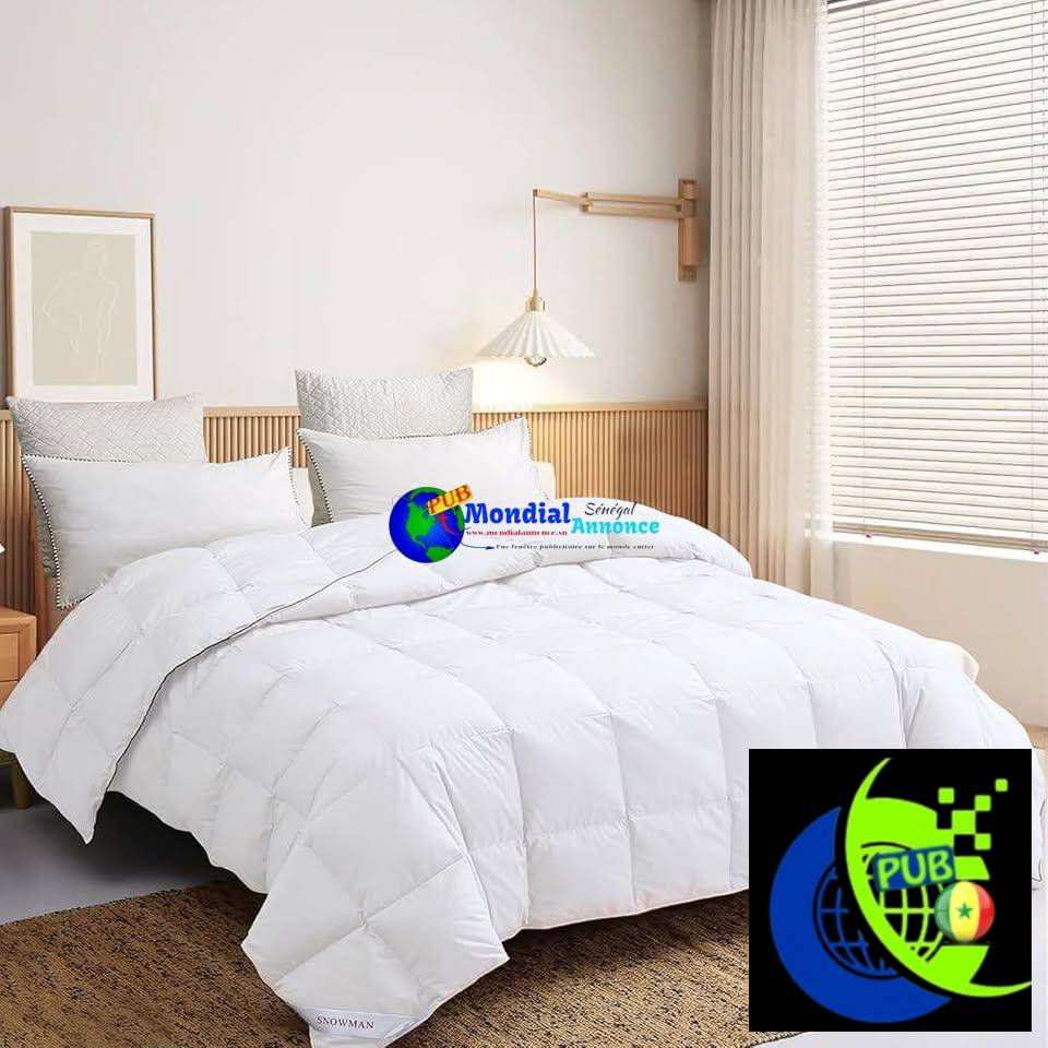 Couette avec drap et 2 taies – Confort à 12 500 FCFA