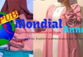 Ensemble robe musulmane avec hijab – Disponible à 5 000 FCFA
