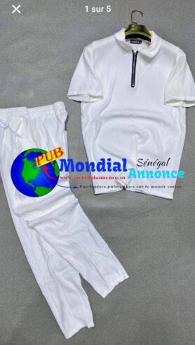 Ensembles chemise et pantalon – Manches courtes, disponibles en gros et détail