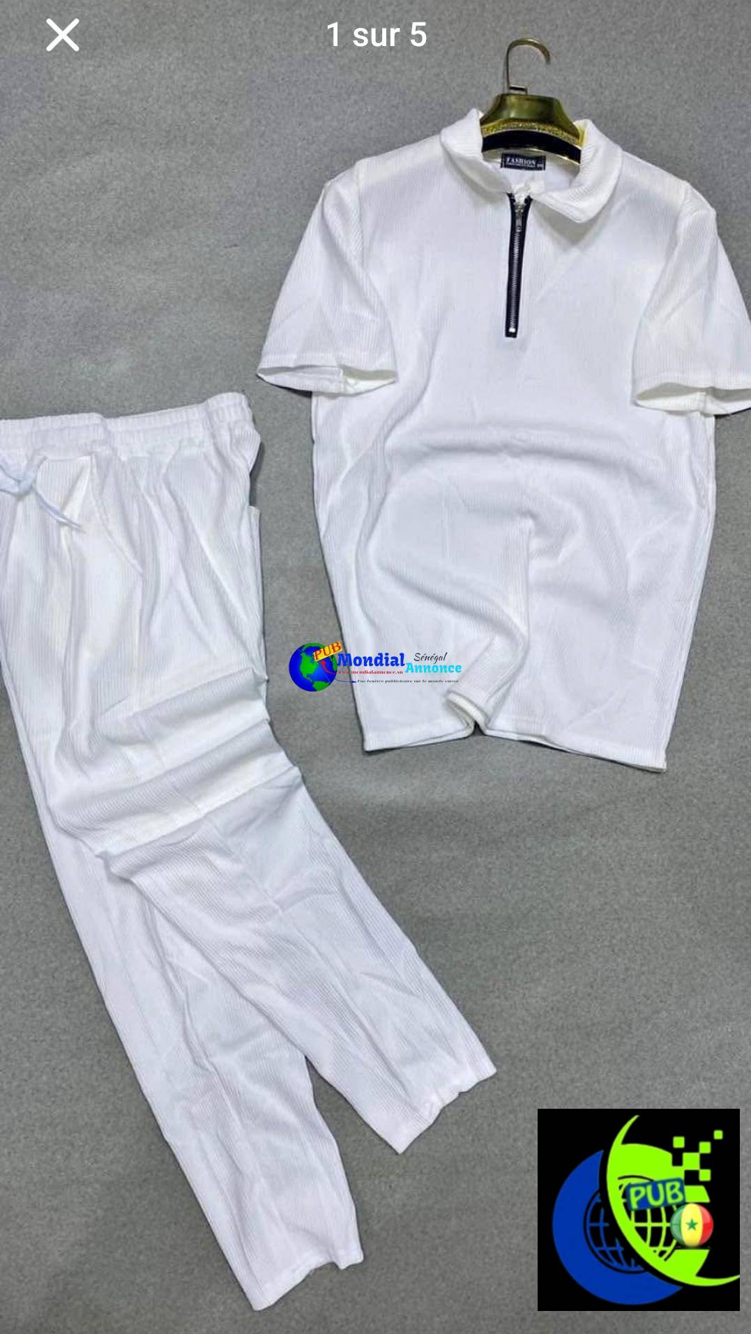 Ensembles chemise et pantalon – Manches courtes, disponibles en gros et détail