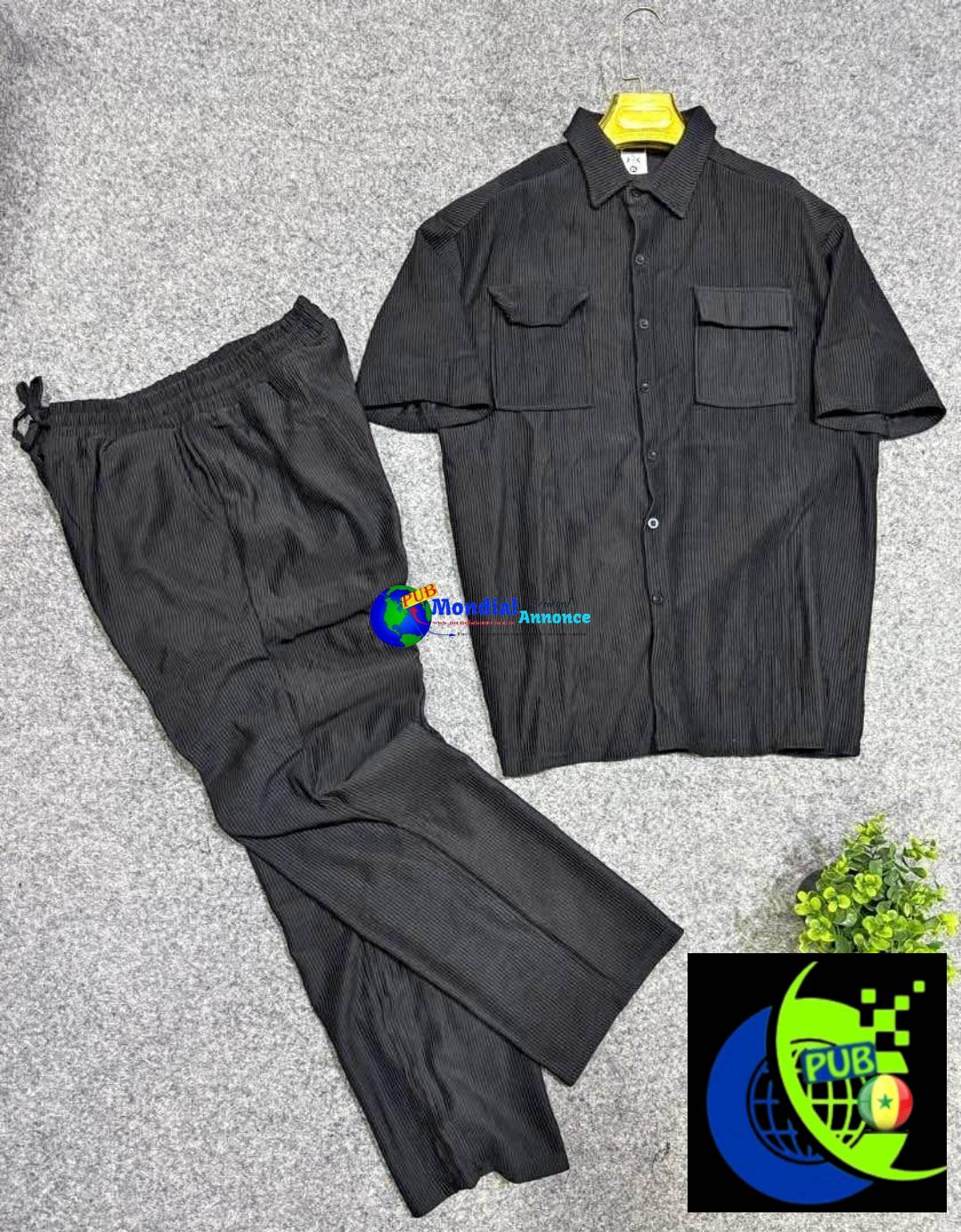 Ensembles chemise et pantalon – Manches courtes, disponibles en gros et détail