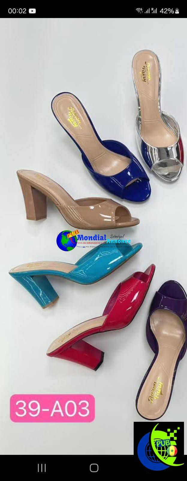 Chaussures pour femmes importées – Nouvel arrivage à partir de 12 000 FCFA