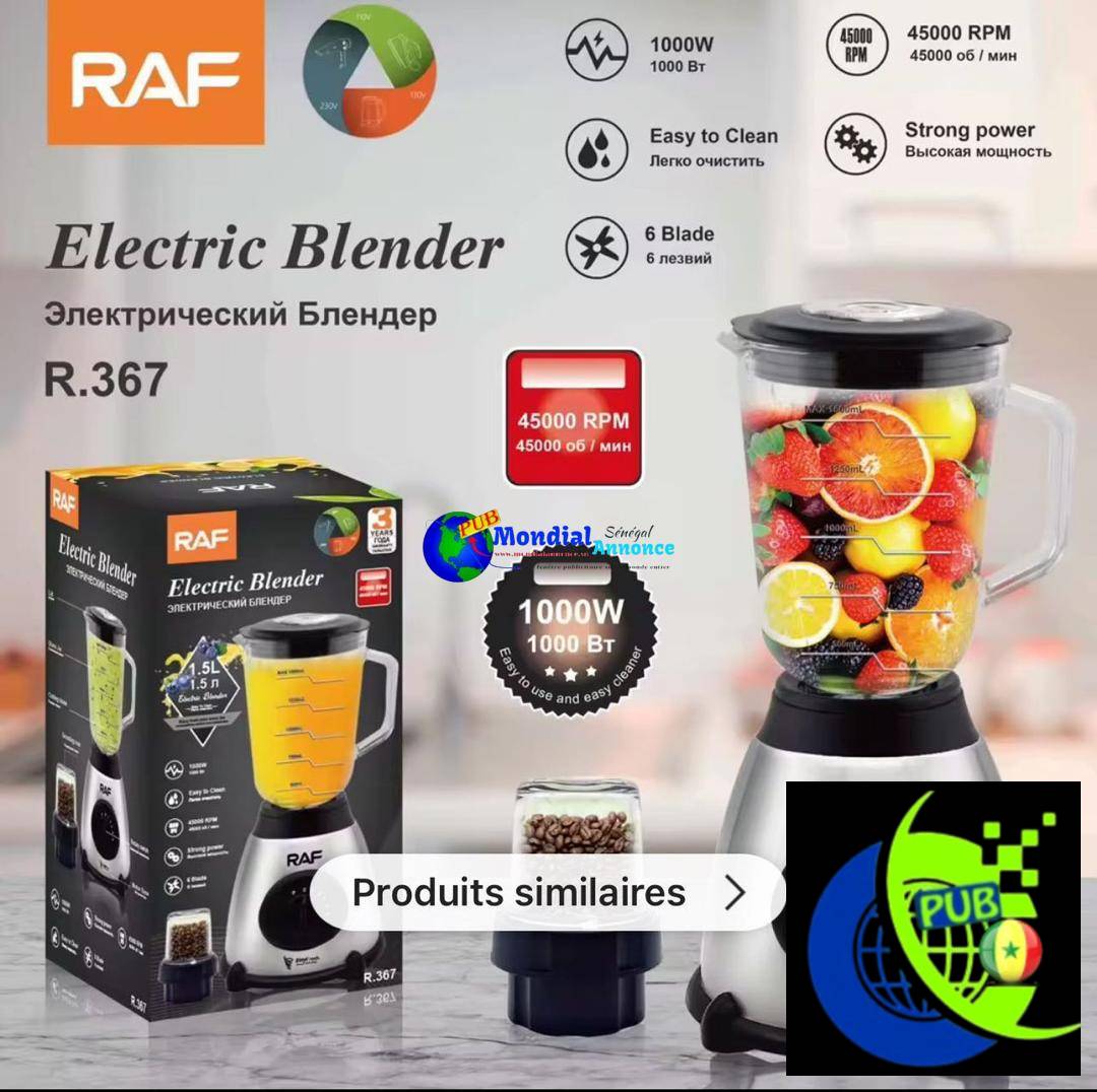 MIXEUR 2IN 1 EN VERRE 1.5L