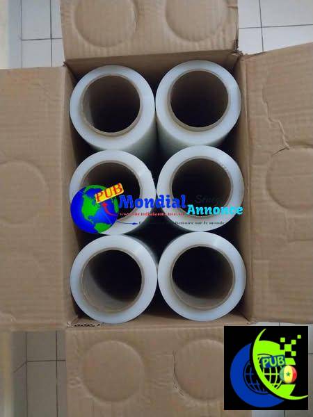Film plastique pour emballer les bagages disponible au 77 635 97 15