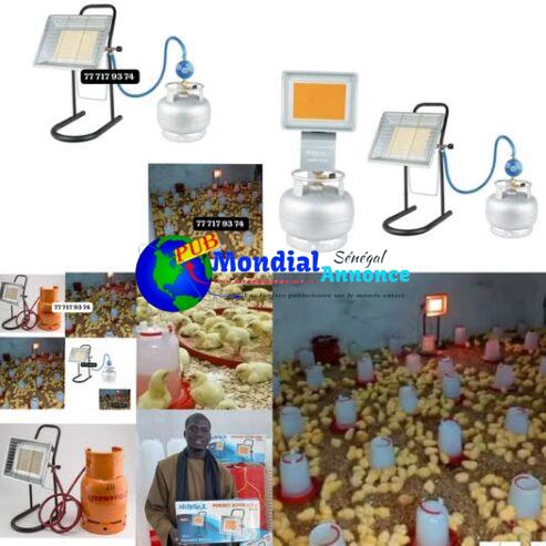 Radiant à gaz pour chauffer les poussins disponible