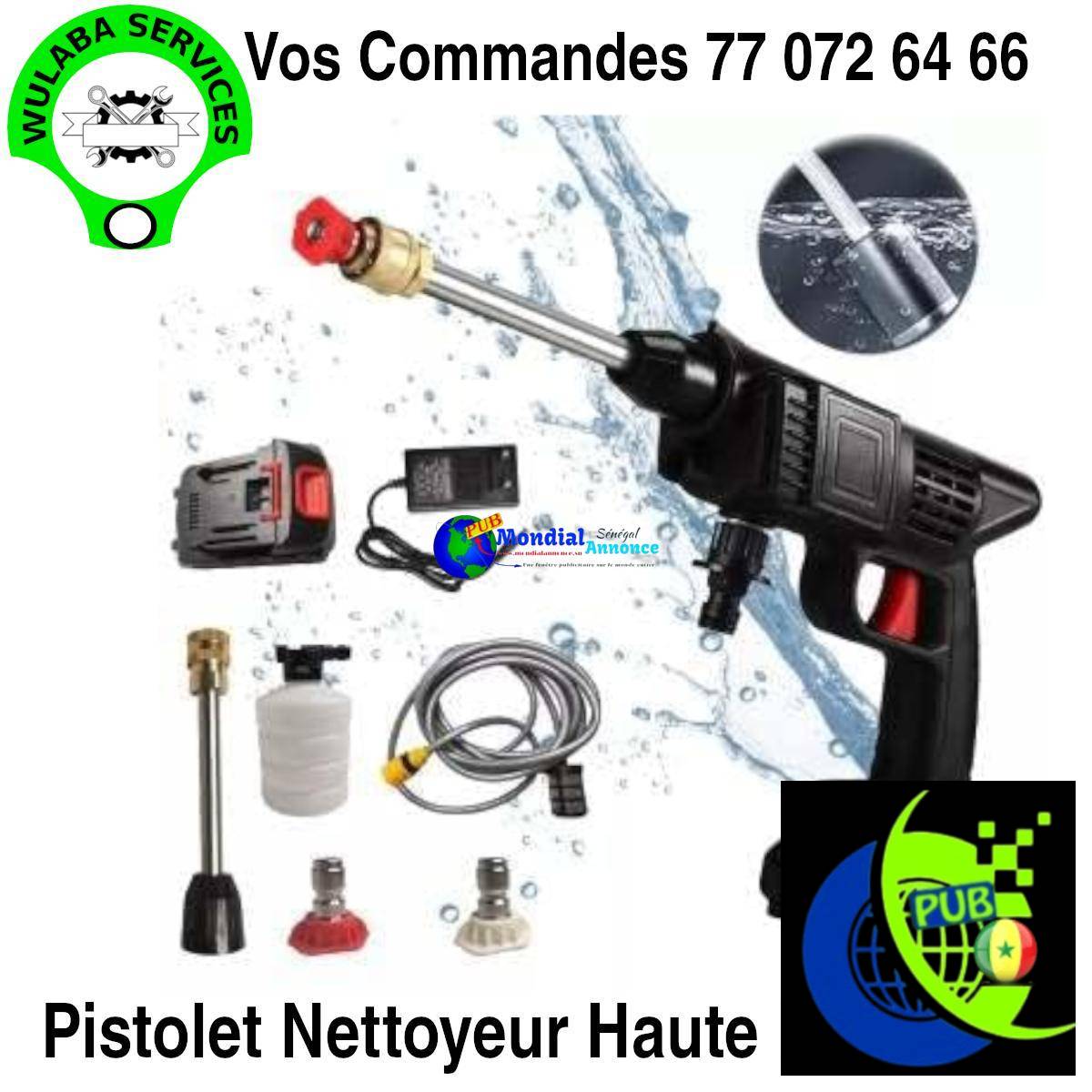 Promo : Pistolet Nettoyeur Haute Pression – 20.000F seulement !