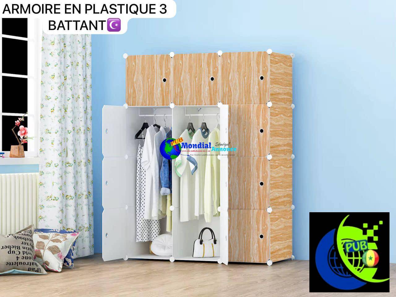 💰 Tontine Armoire 3 Battants – 500F/Jour, Gagnez en 2 Mois !