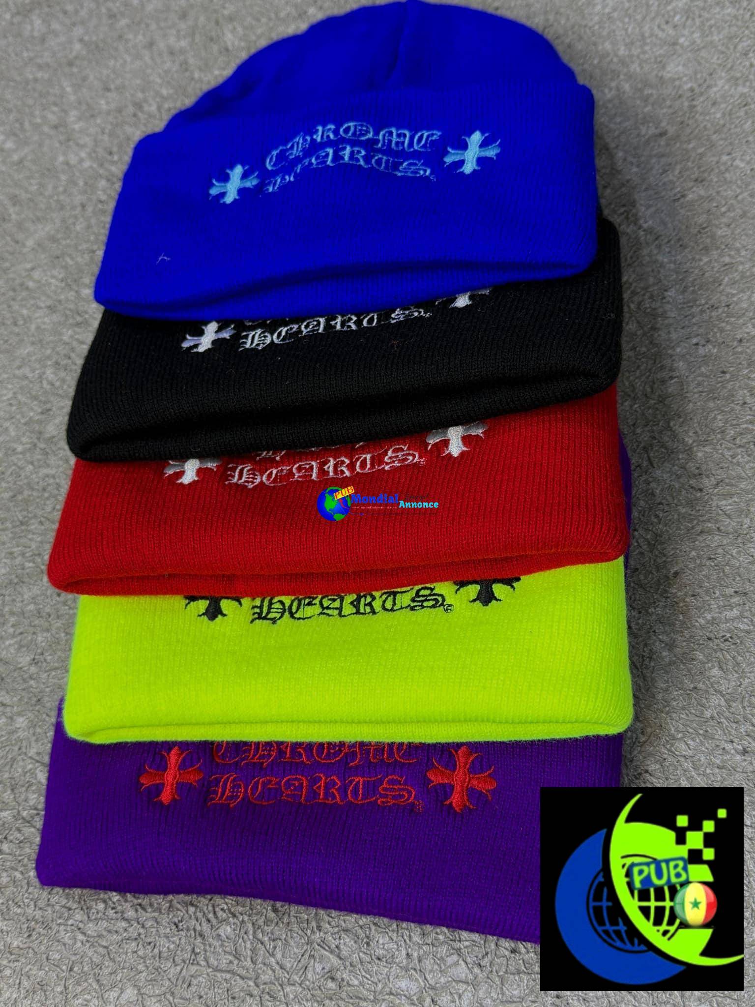 🧢 Bonnets Chrome Hearts à Petit Prix – 4.500F CFA !