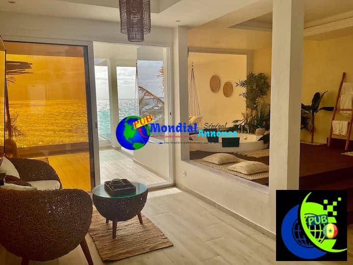 Appartement meublé avec jacuzzi à louer – Dakar Yoff, 45.000F/jour