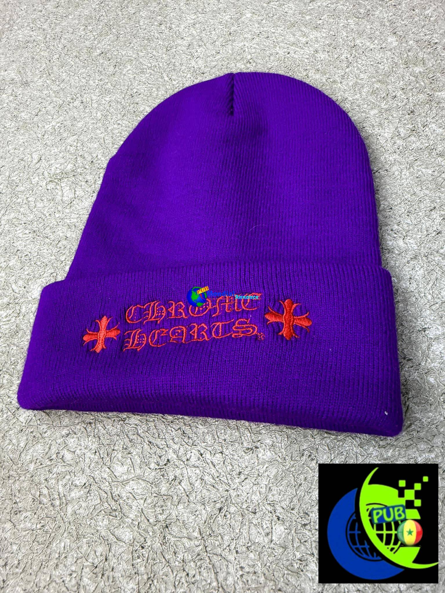 🧢 Bonnets Chrome Hearts à Petit Prix – 4.500F CFA !