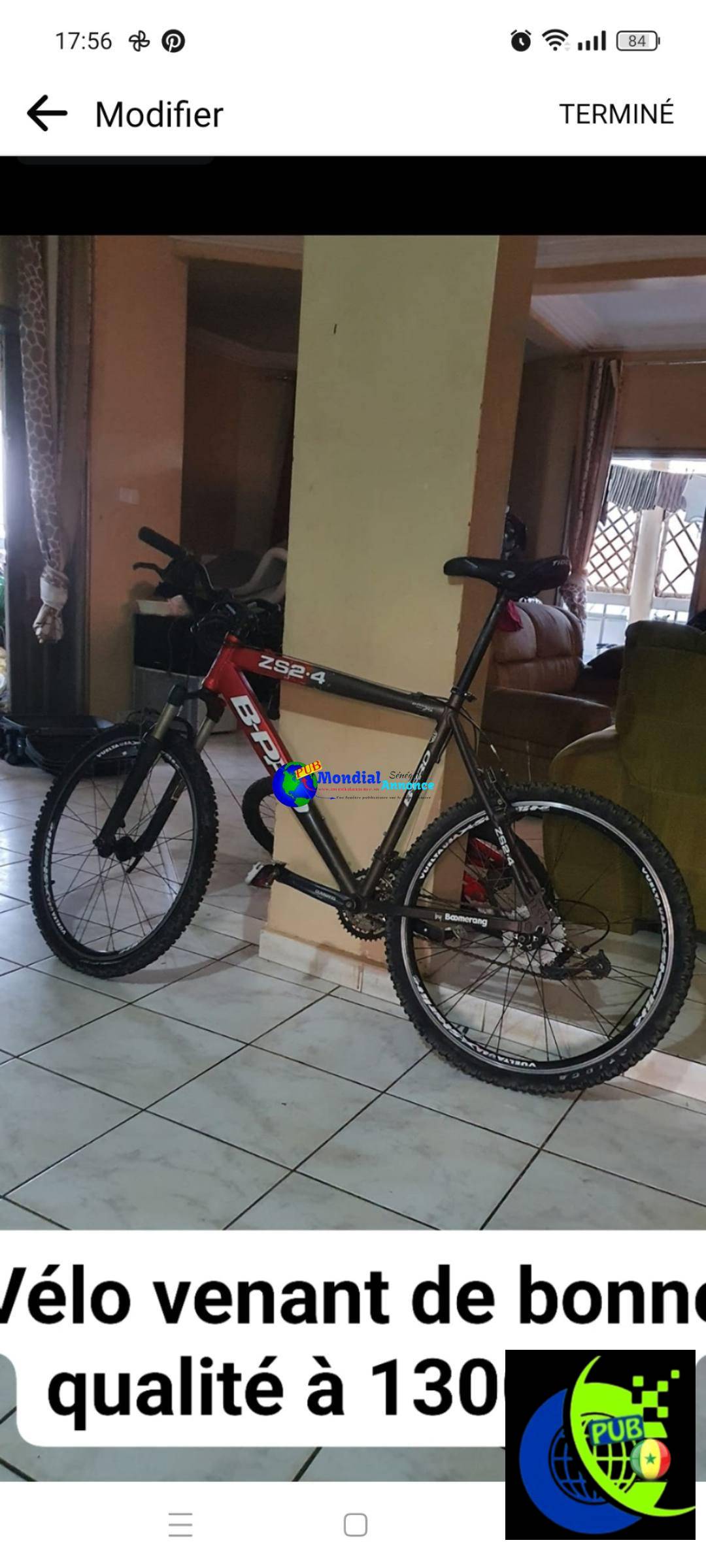 Vélos de Qualité à Vendre – Disponibles à Yoff | Prix sur les Photos