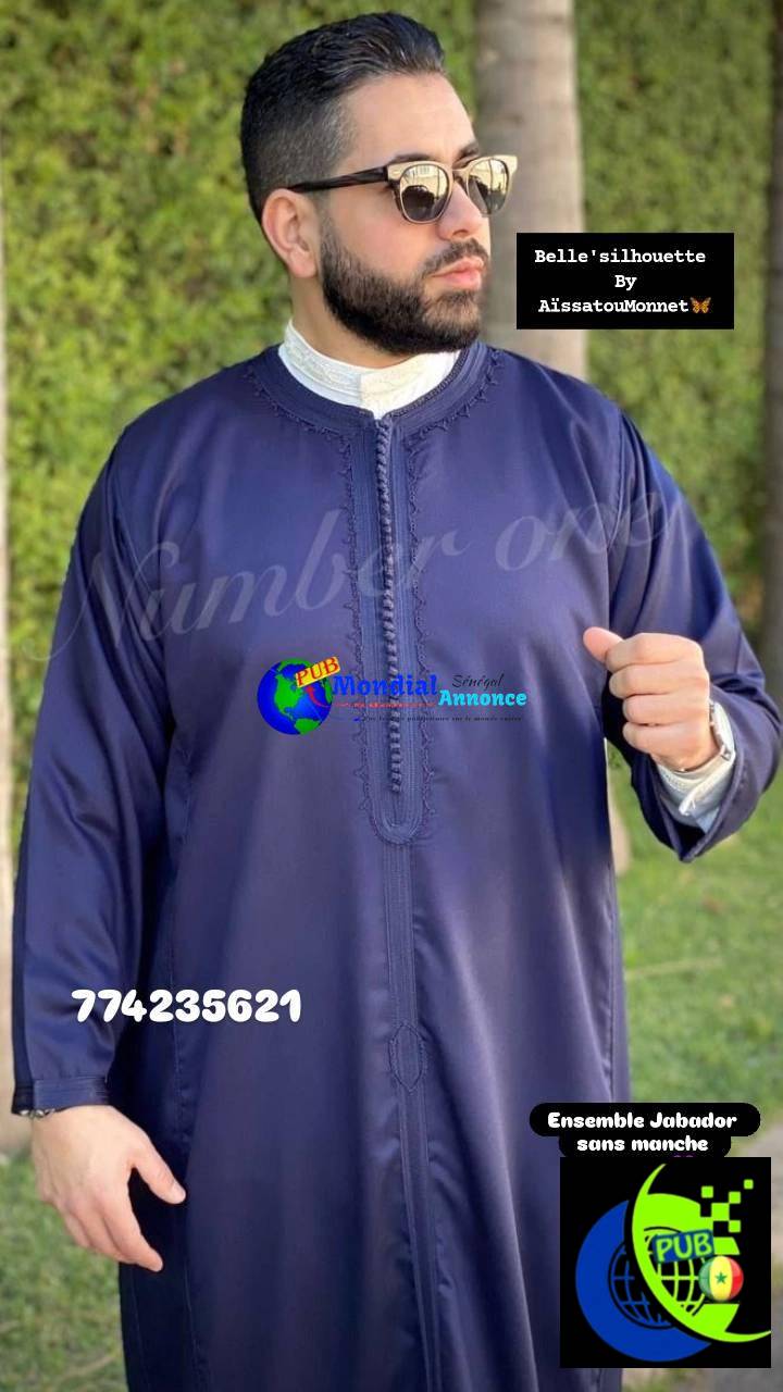 Ensemble Jabador Homme 3 Pièces – Élégance & Qualité Supérieure
