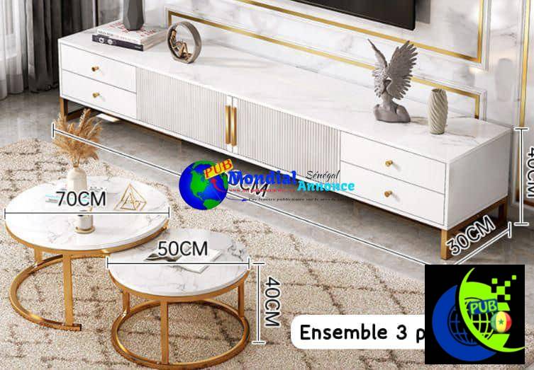 TONTINE SPÉCIALE : ENSEMBLE TABLE TV + TABLE BASSE À GAGNER !”