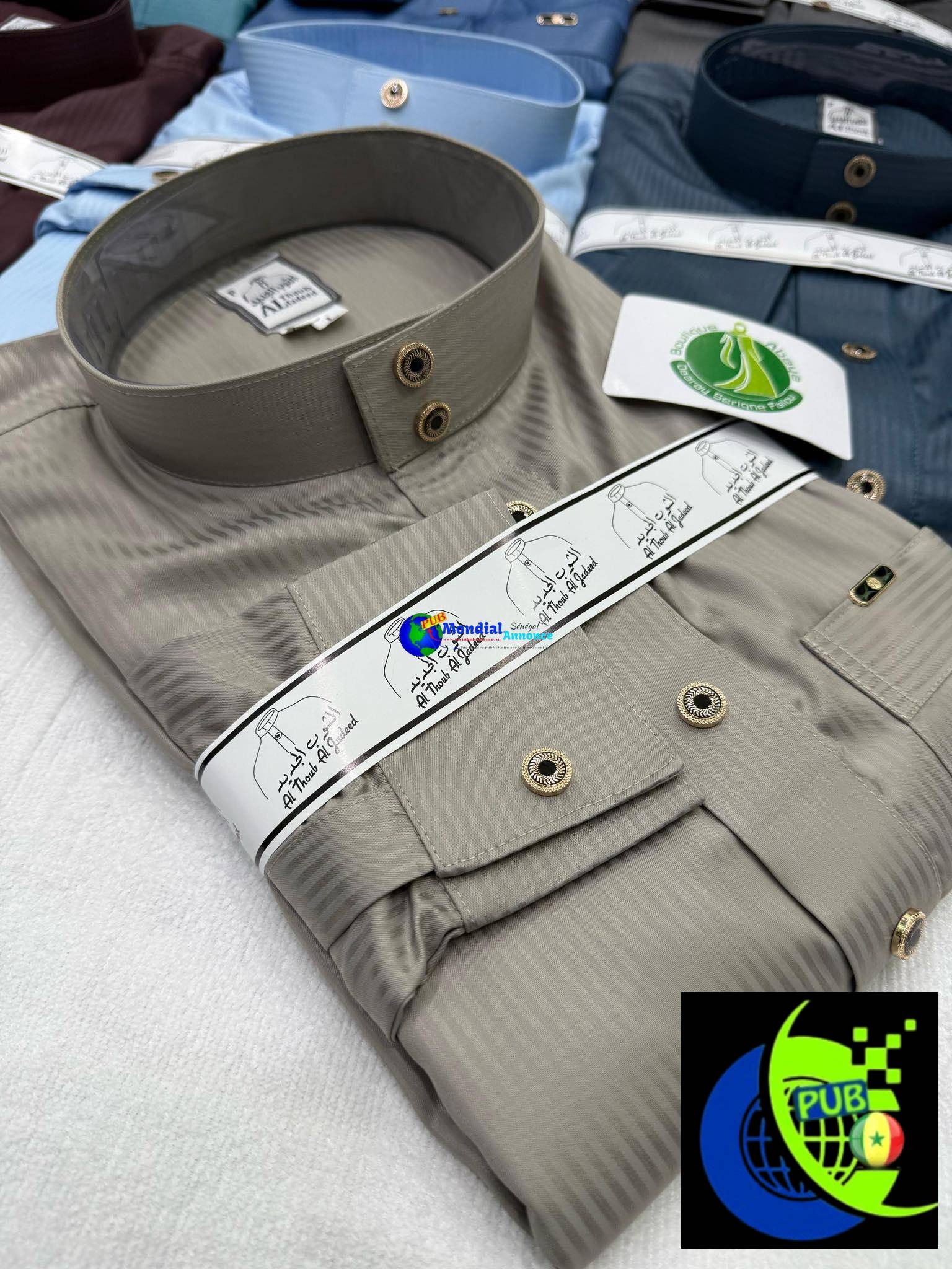 Jellaba Homme – Élégance Traditionnelle à Dakar – 20.000 FCFA