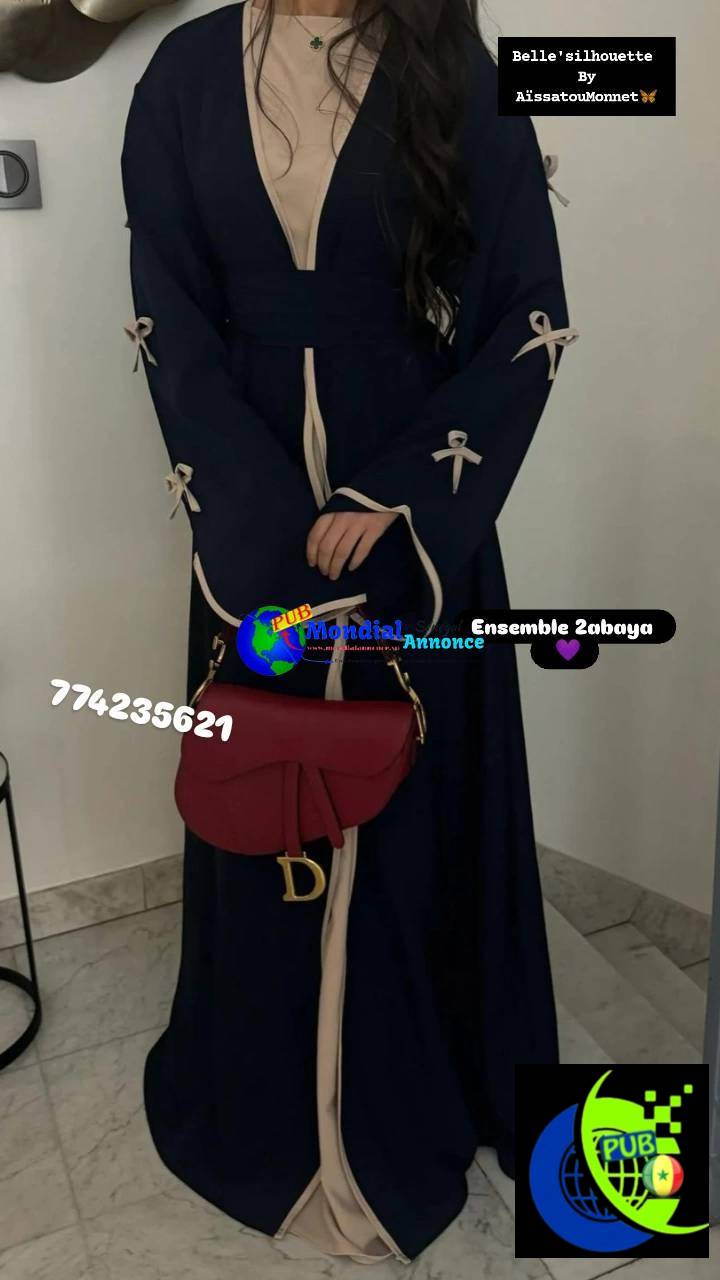 Ensemble 2Abaya Femme – Élégance et Qualité Supérieure