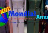 Abayas Dubaï Élégantes – Tailles 54 à 62 Disponibles à 22.000 F