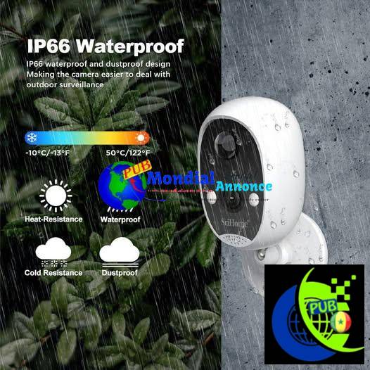 Caméra IP Rechargeable – Surveillance à Distance, Autonomie de 6 Mois à vendre