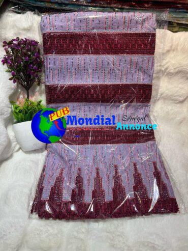 Djipir VIP Tissu de Luxe Disponible en paquet de 5 Yards  à 25.000 FCFA
