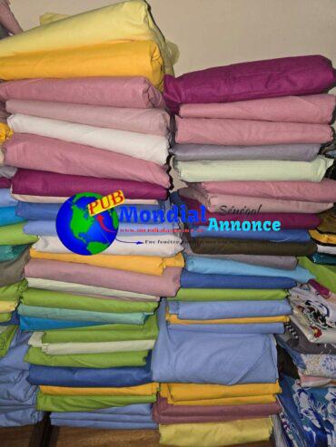Drap Housse 3 Places + 2 Taies – 6 000 F CFA Seulement !