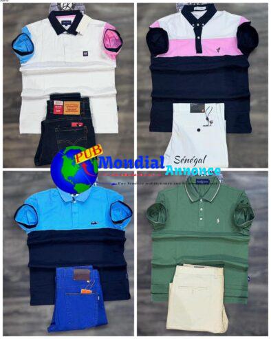 Nouvelle Collection Polo et Pantalon – Qualité Premium au 77 617 89 58