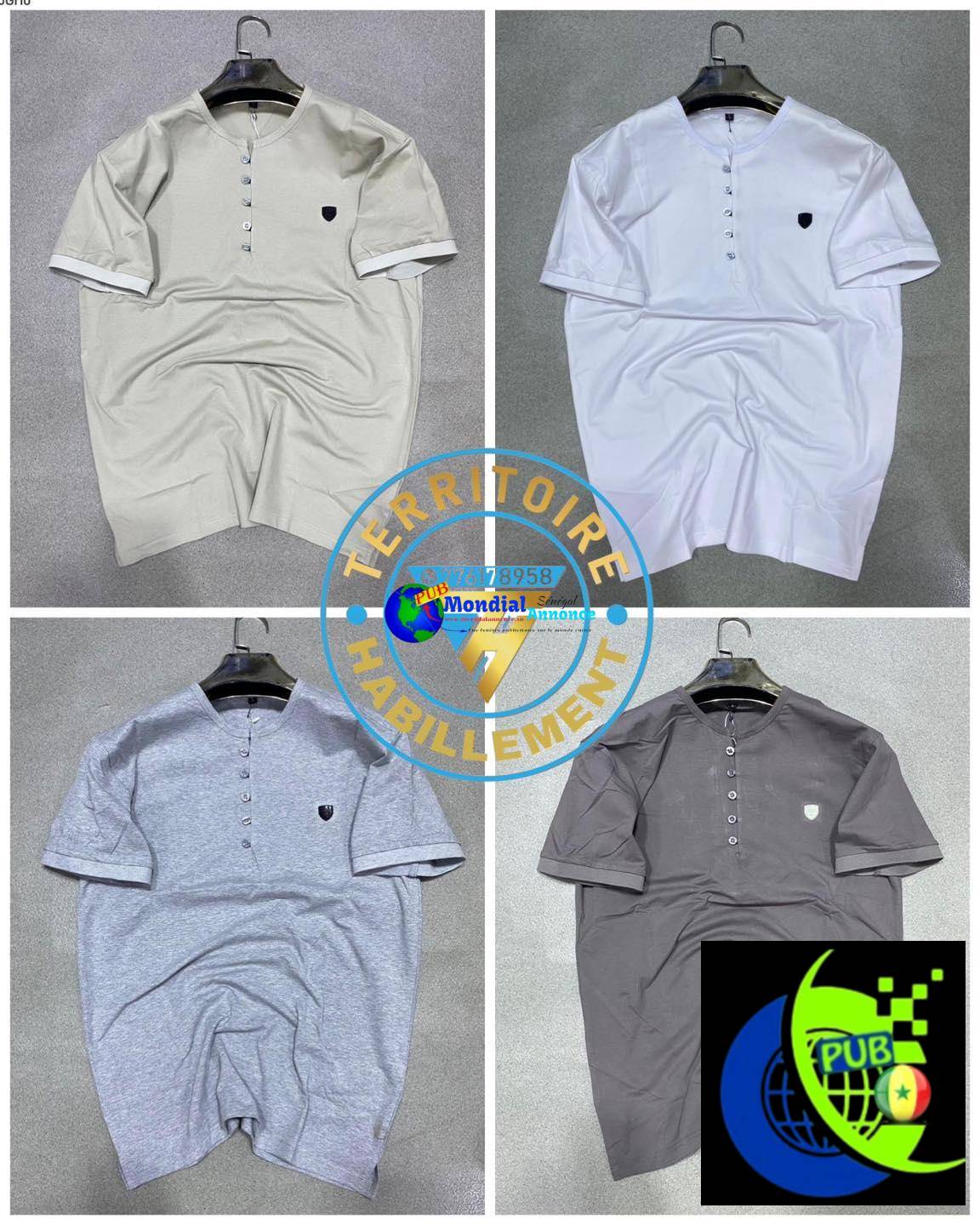 Nouvelle Collection Polo et Pantalon – Qualité Premium au 77 617 89 58
