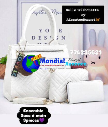 Ensemble de Sacs à Main Prada – 3 Pièces Chic et Élégant