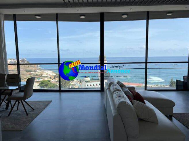 Appartement Meublé à Louer – Corniche Ouest, Vue Mer à 40.000F