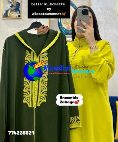 Ensemble 2 Abayas avec Capuche – Élégance & Style pour Femmes